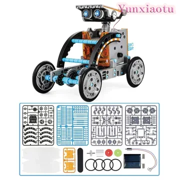 Stem Solar Robot Kit For Kids - Kit Rakitan Robot Tenaga Surya 12-in-1,