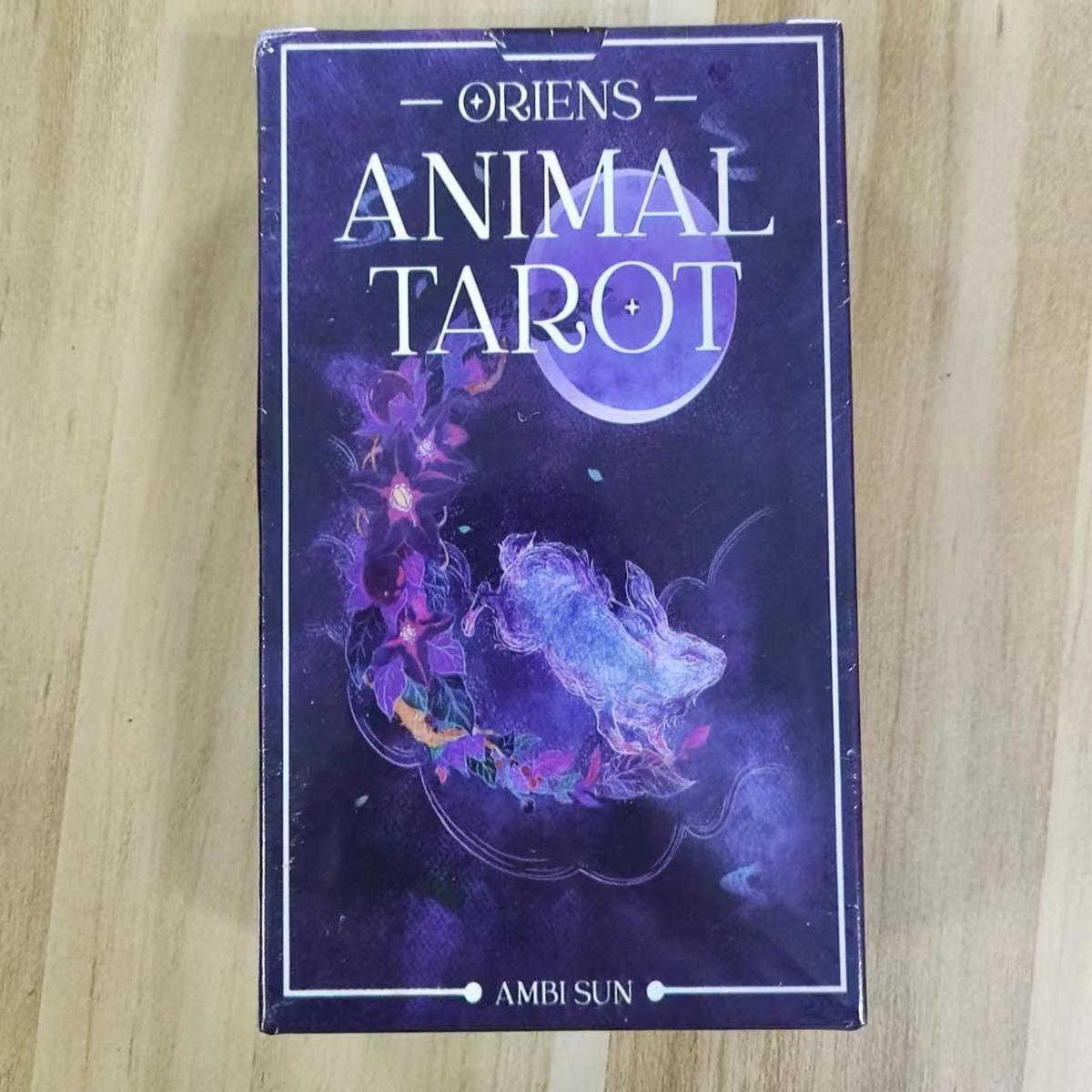 Tarot Cards Deck With Guidebook - Kartu Tarot hewan Oriens 12x7cm dengan