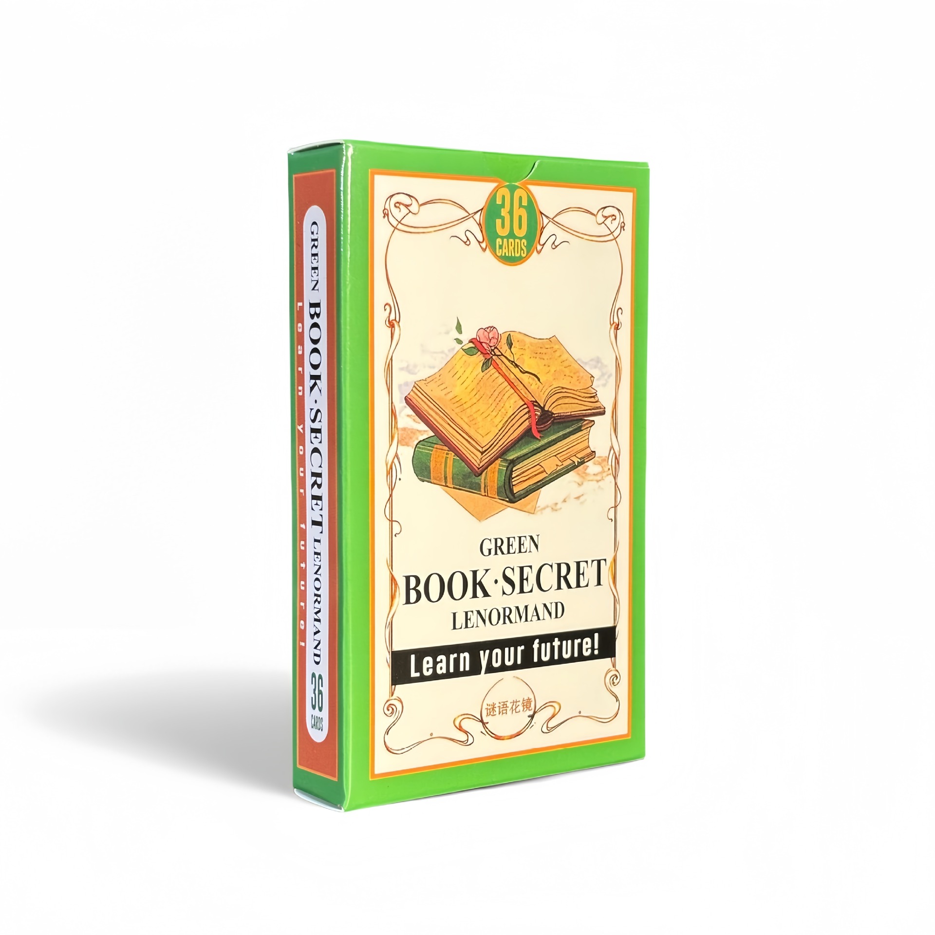 Tarot Cards Deck With Guidebook - Kartu Ramalan Lenormand Green Book Secret