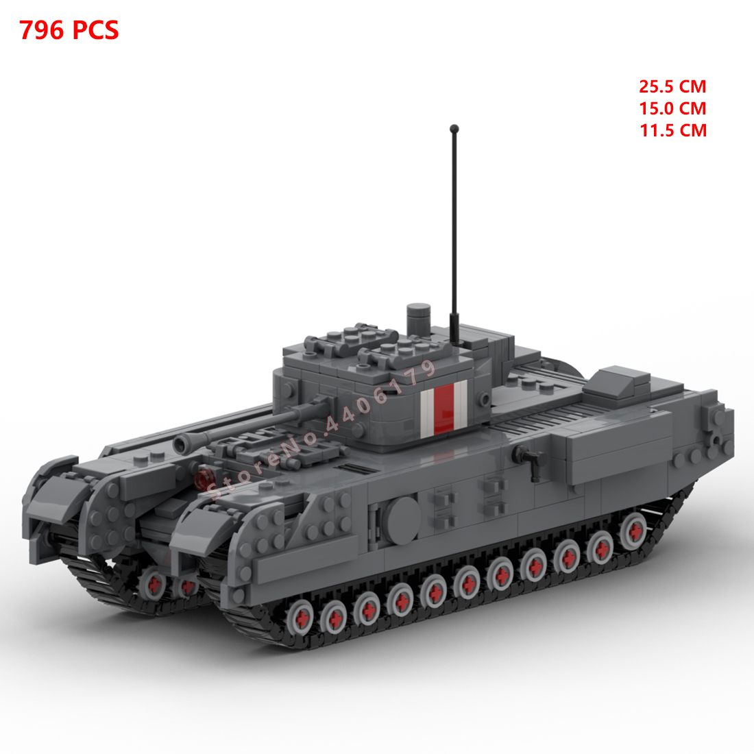 Lego Compatible Military Tank - Hot Militer Perang Dunia II Inggris