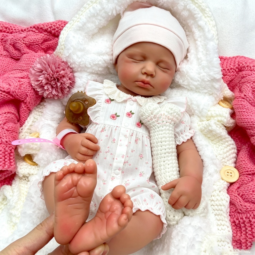 Boneka Reborn Loulou Silikon d - Reborn Baby Doll Silicone Realistic ulasan dan harga