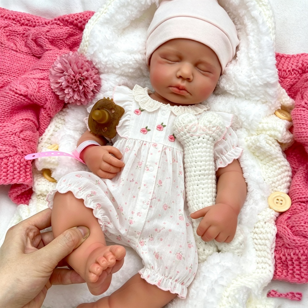 Boneka Reborn Loulou Silikon d - Reborn Baby Doll Silicone Realistic ulasan dan harga