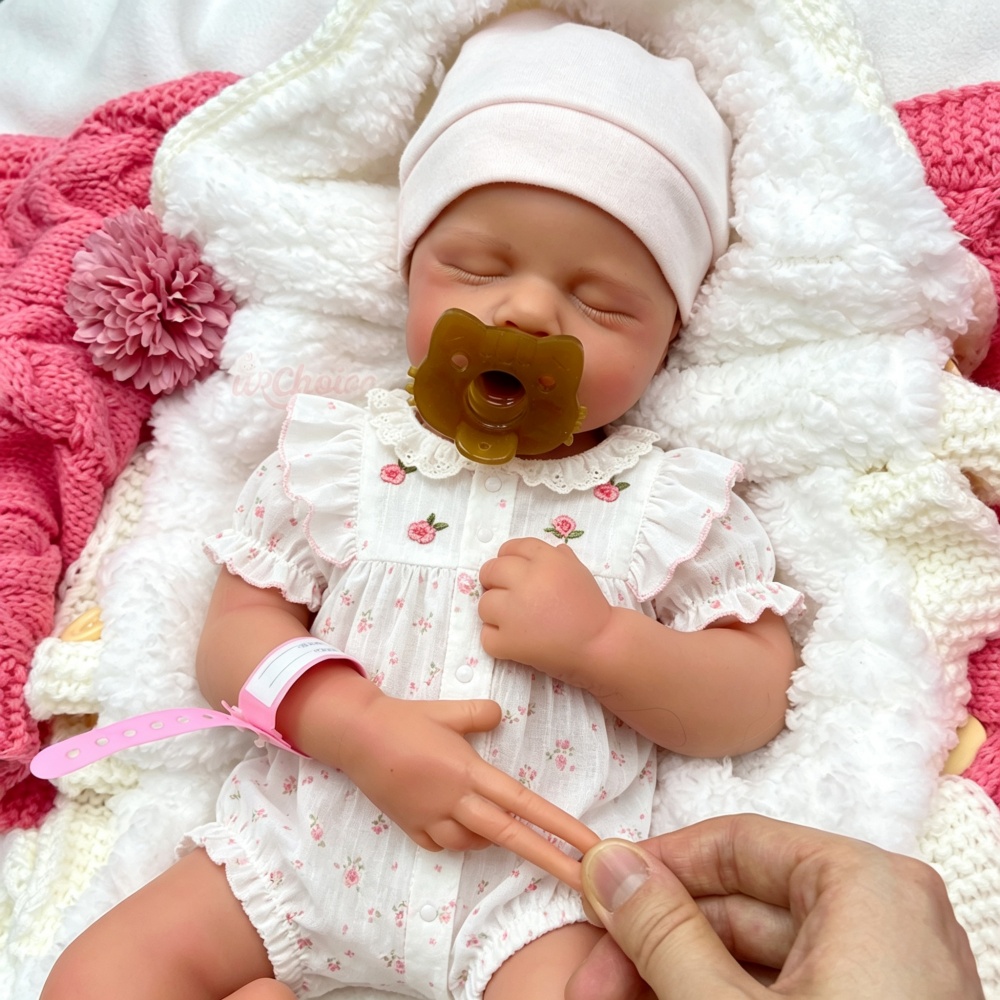 Boneka Reborn Loulou Silikon d - Reborn Baby Doll Silicone Realistic ulasan dan harga
