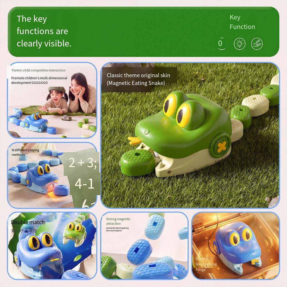 Mainan Ular Magnetik yang Dapa - Educational Toys ulasan dan harga