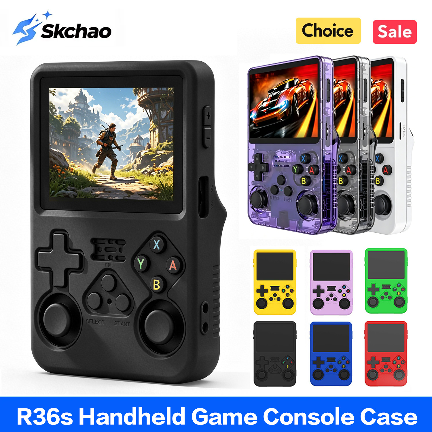 Casing Pelindung R36s untuk R3 - Retro Handheld Game Console R36S ulasan dan harga