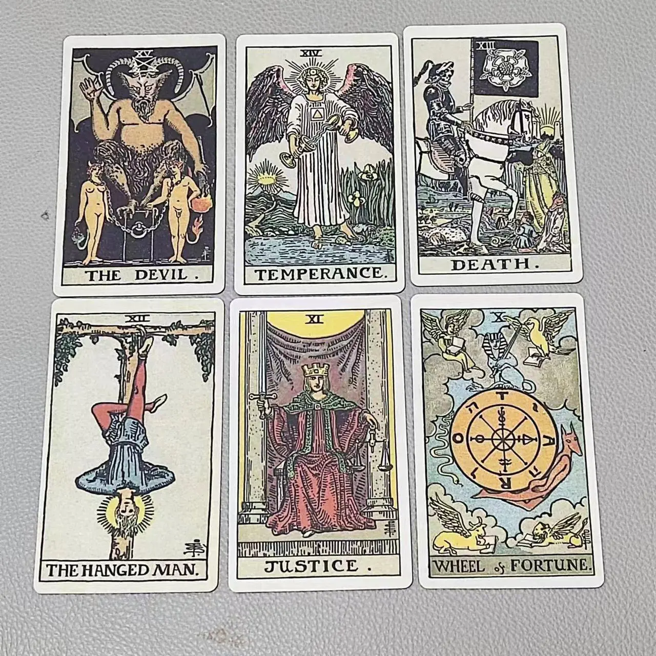10.3*6cm klasik Tarot 78 kartu - Tarot Cards Deck With Guidebook ulasan dan harga