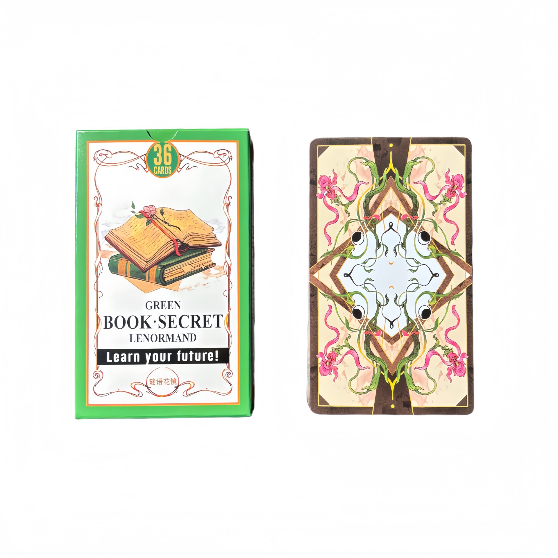 Kartu Ramalan Lenormand Green  - Tarot Cards Deck With Guidebook ulasan dan harga