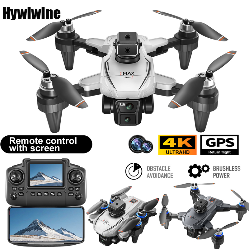 Drone RC GPS dengan Layar 4K K - Fpv Brushless Rc Drone 4K ulasan dan harga