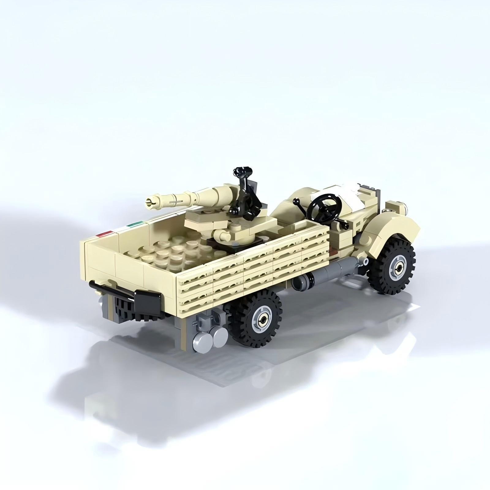 MOC Seri Militer Tank Medium I - Lego Compatible Military Tank ulasan dan harga