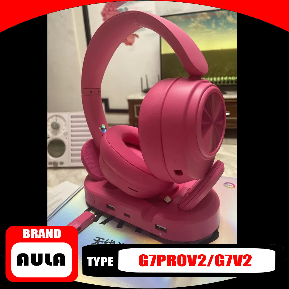 Headphone Over-Ear AULA G7 Pro - Video Games ulasan dan harga