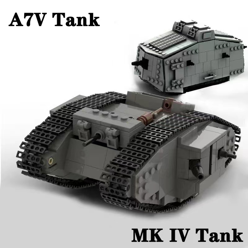 Set Balok Bangunan Militer Jer - Lego Compatible Military Tank ulasan dan harga